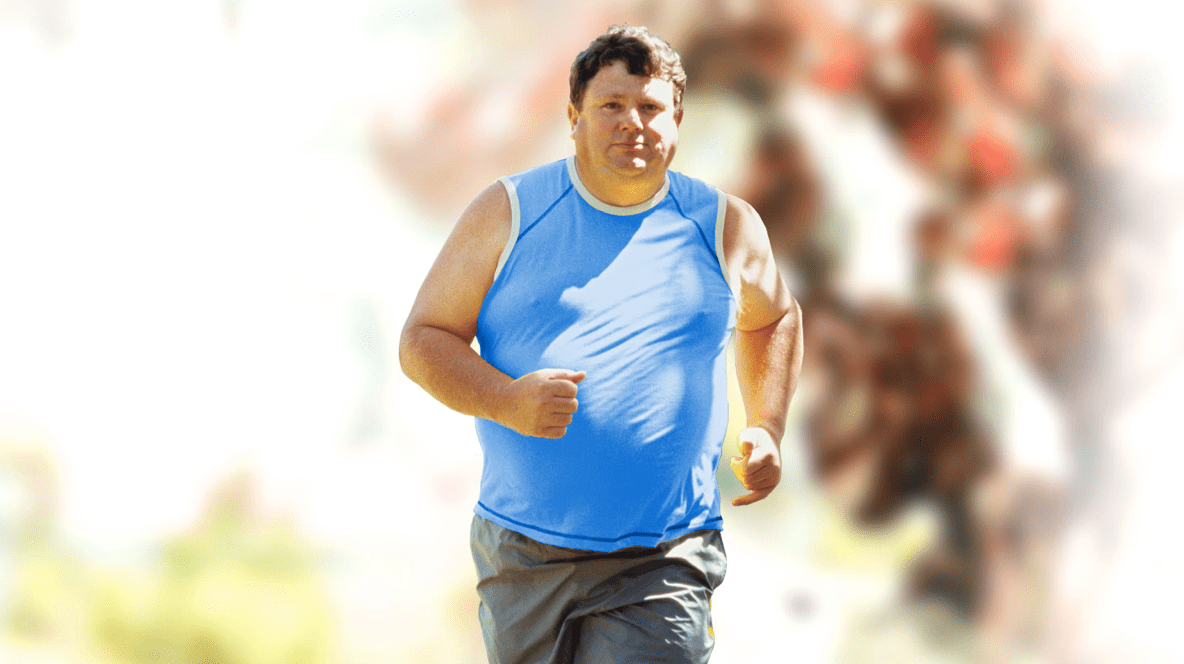 Man With Type 2 Diabetes Running