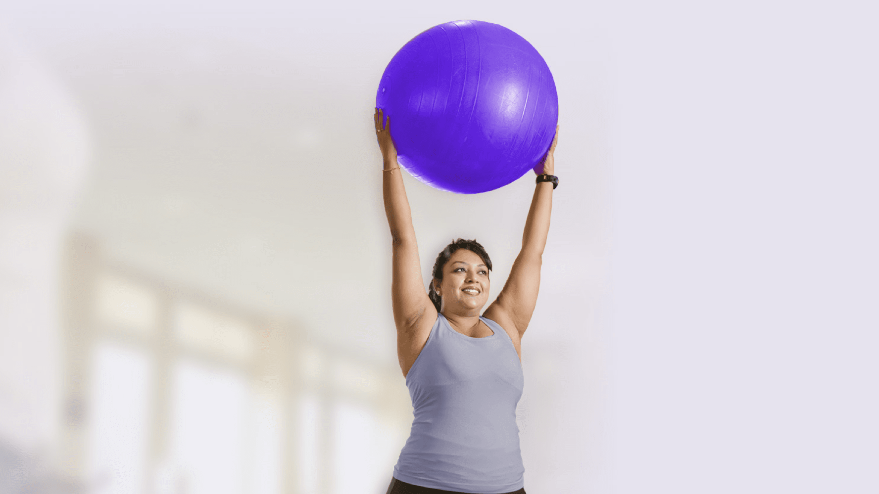 Woman With Type 2 Diabetes Exercising